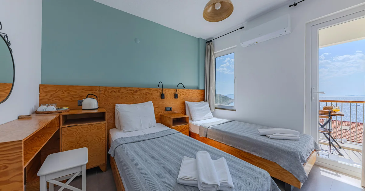 Deniz manzaralı otel odası, lüks konaklama Deniz manzaralı otel odası, lüks konaklama